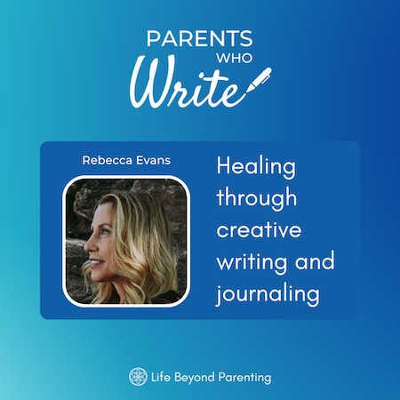 Healing through creative writing and journaling w/ Rebecca Evans (episode cover art)